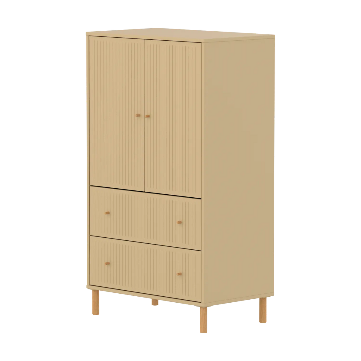 Armoire en bois beige 75,4x45,2x129,5cm Saga - Flexa