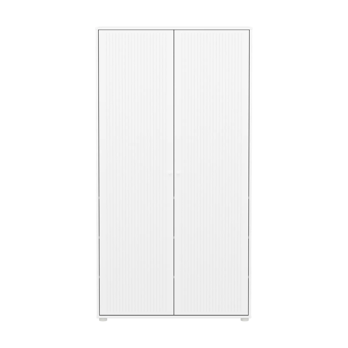 Armoire en bois blanc 100,2x55,2x190,3cm Saga - Flexa — vue 2