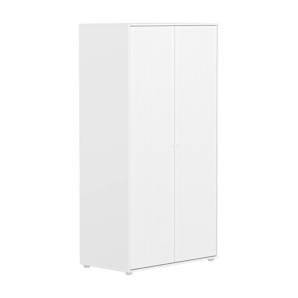 Armoire en bois blanc 100,2x55,2x190,3cm Saga - Flexa — vue 3