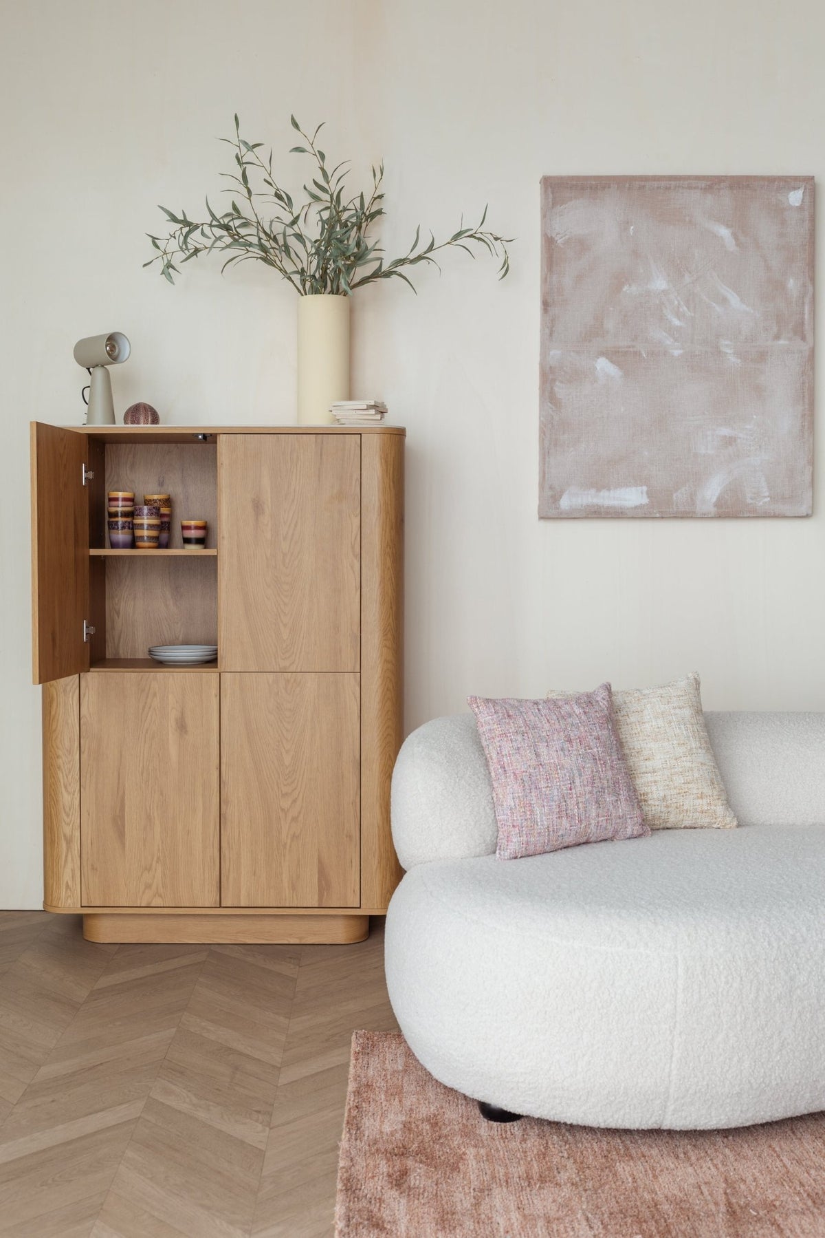 Armoire en bois de chêne 100x40x140cm Oréa - The Cool Republic - The Cool Republic
