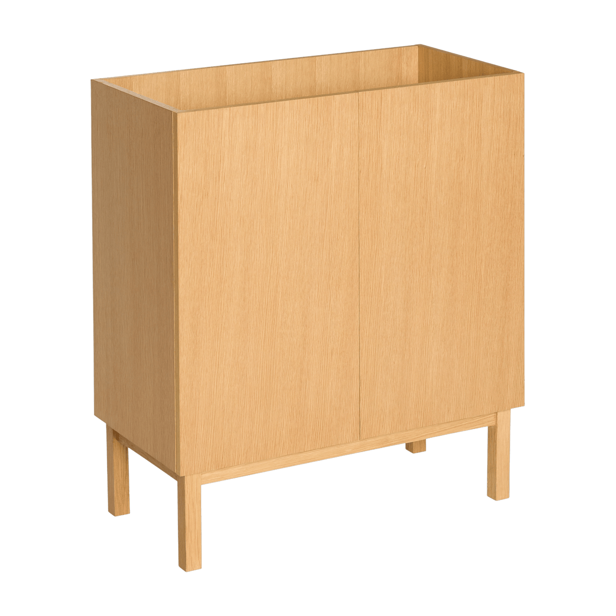 Armoire en bois de chêne naturel 80x40x90cm Ark - Hübsch - The Cool Republic