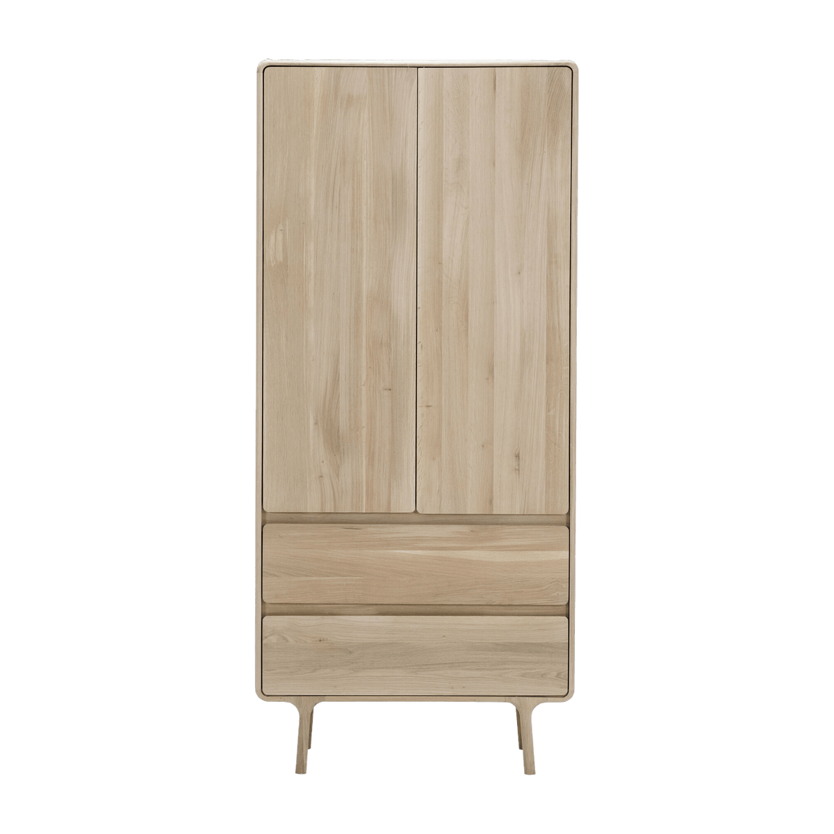 Armoire en chêne blanchi huilé Fawn - Gazzda - The Cool Republic