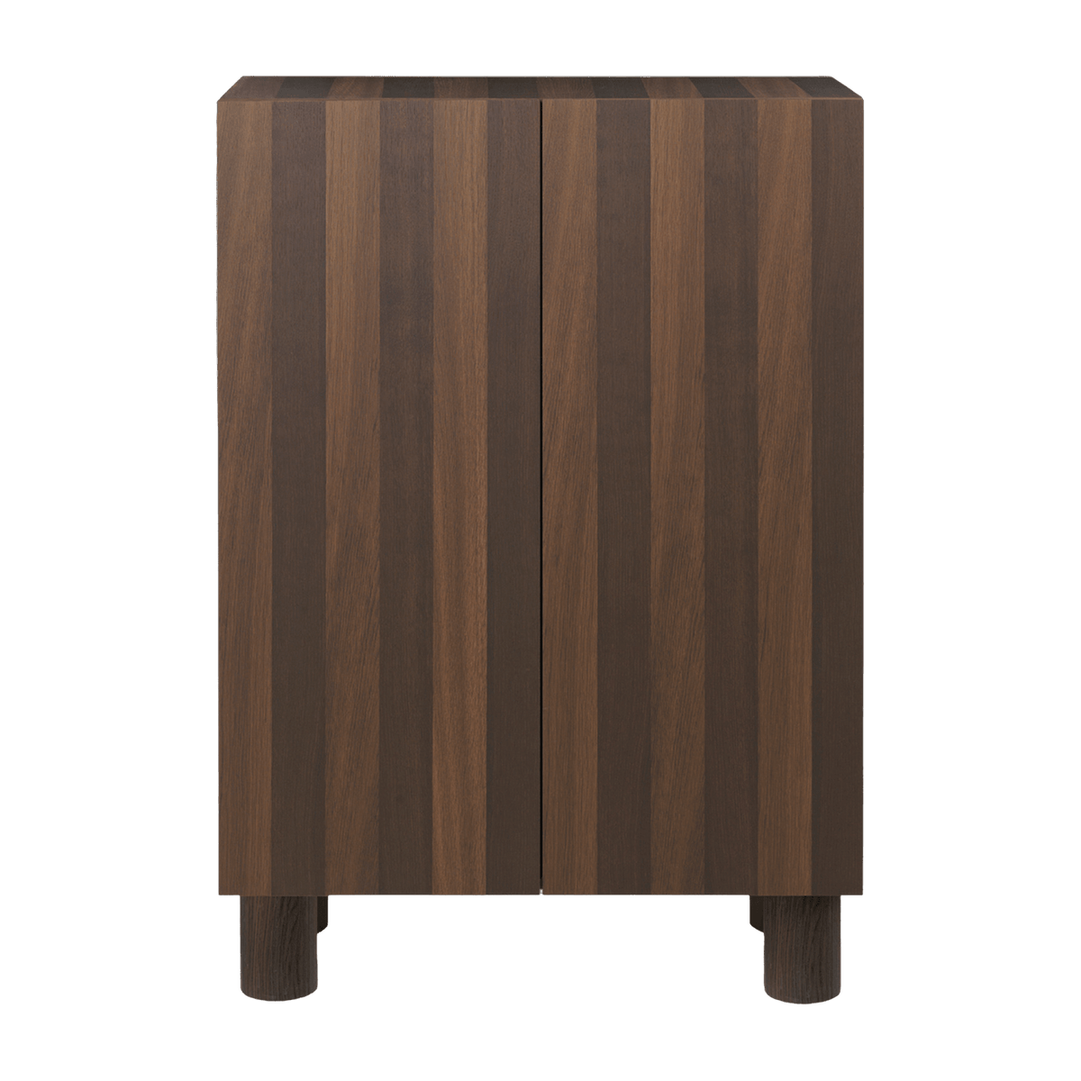 Armoire en chêne foncé et clair Post - Ferm living - The Cool Republic