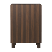 Armoire en chêne foncé et clair Post - Ferm living - The Cool Republic