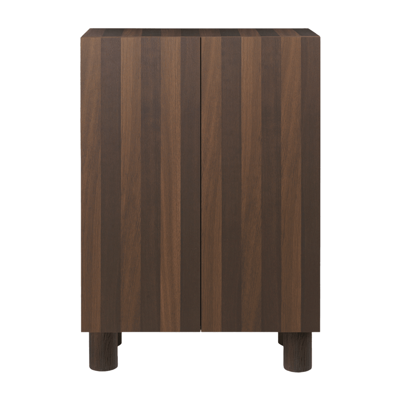 Dark and light oak cabinet Post - Ferm living - The Cool Republic