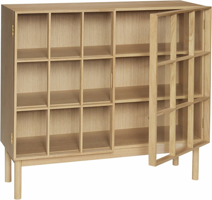 Armoire en chêne naturel 100 x 35 cm Shoji - Hübsch - The Cool Republic
