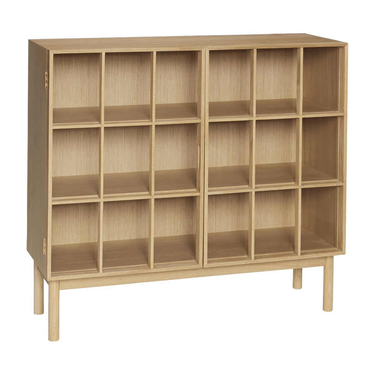 Shoji Cabinet Wide Natural/Clear - Hübsch - The Cool Republic