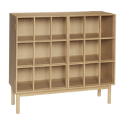 Armoire en chêne naturel 100 x 35 cm Shoji - Hübsch - The Cool Republic