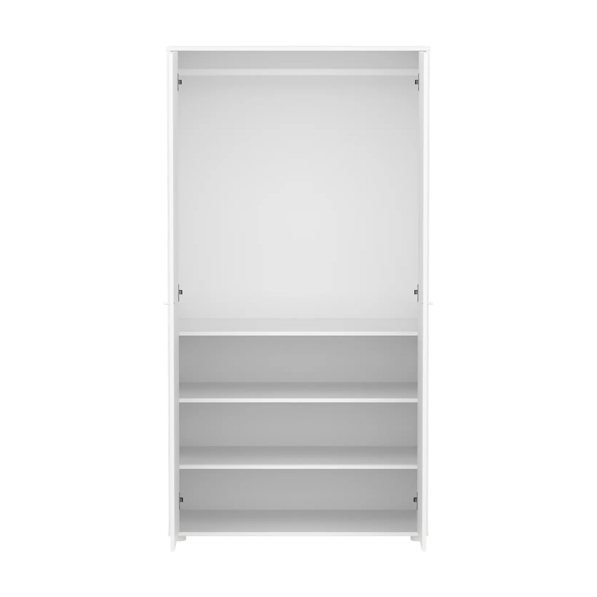 Armoire en mdf blanc 100,2x55,2x200cm Saga - Flexa — vue 5