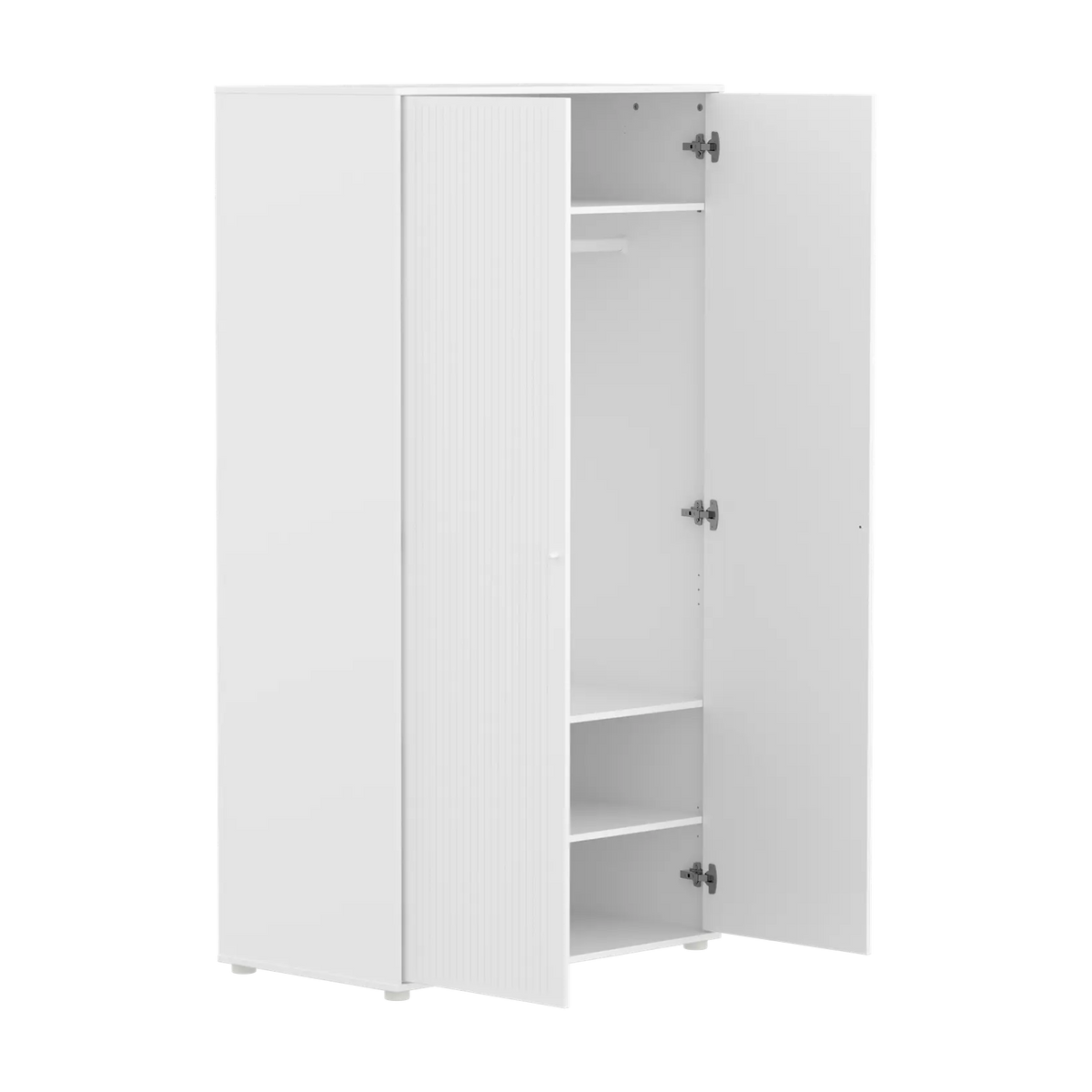 Armoire en mdf blanc 100,2x55,2x200cm Saga - Flexa — vue 9