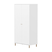 Armoire en mdf blanc 100,2x55,2x200cm Saga - Flexa