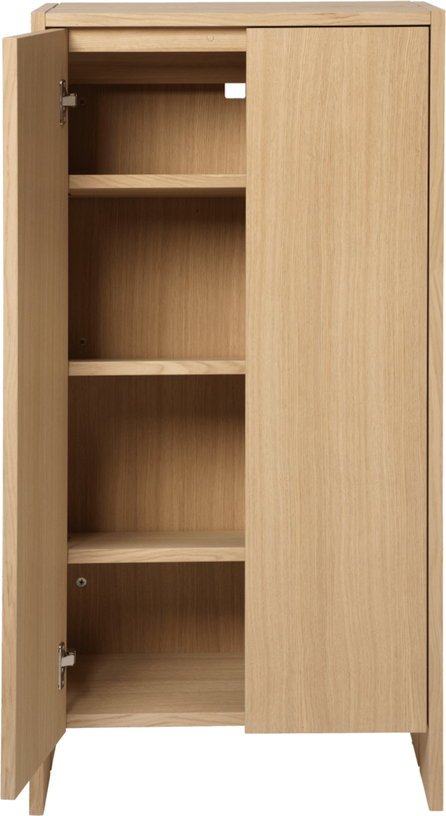 Armoire en placage de chêne 55x30x110cm Parcel - Ferm Living - The Cool Republic