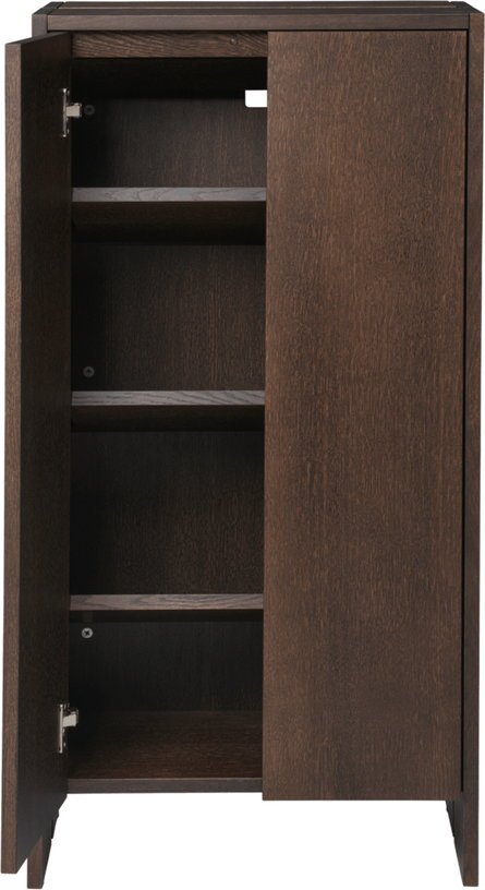Armoire en placage de chêne foncé 55x30x110cm Parcel - Ferm Living - The Cool Republic