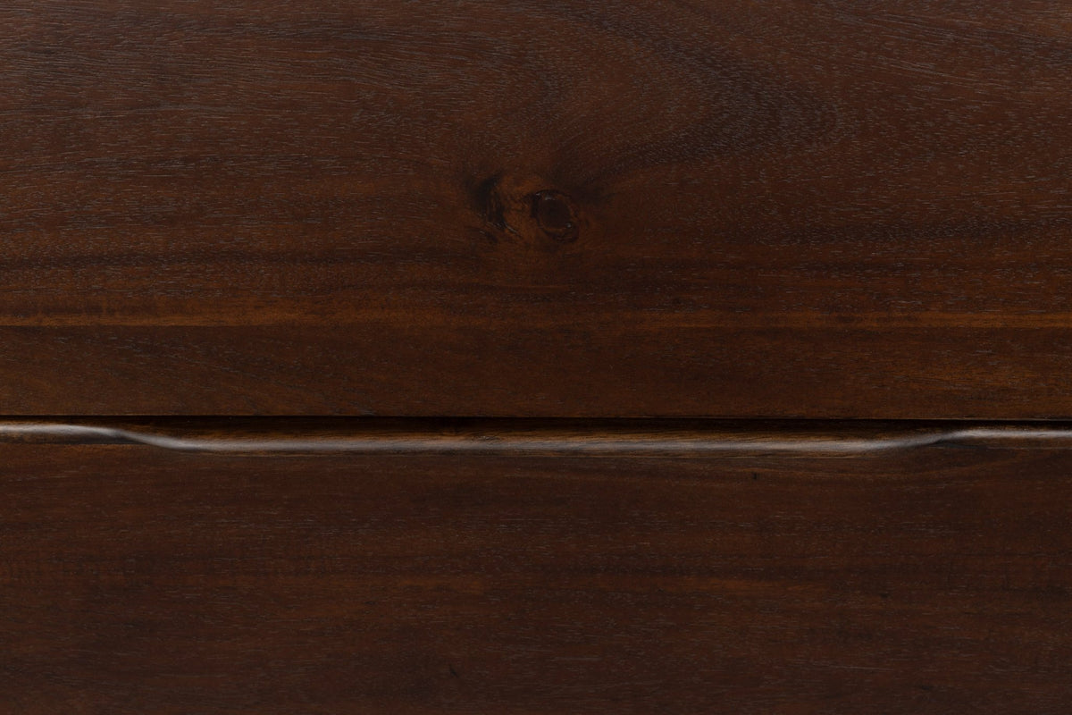 Armoire rectangulaire en bois d'hévéa 45x65x155cm Elroy - Dutchbone - The Cool Republic