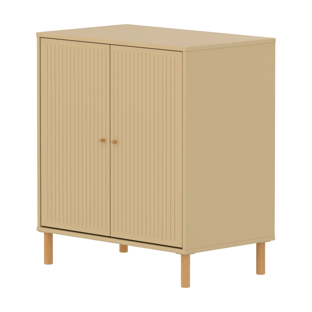 Armoire sur pieds en bois beige 75,4x45,2x83,9cm Saga - Flexa