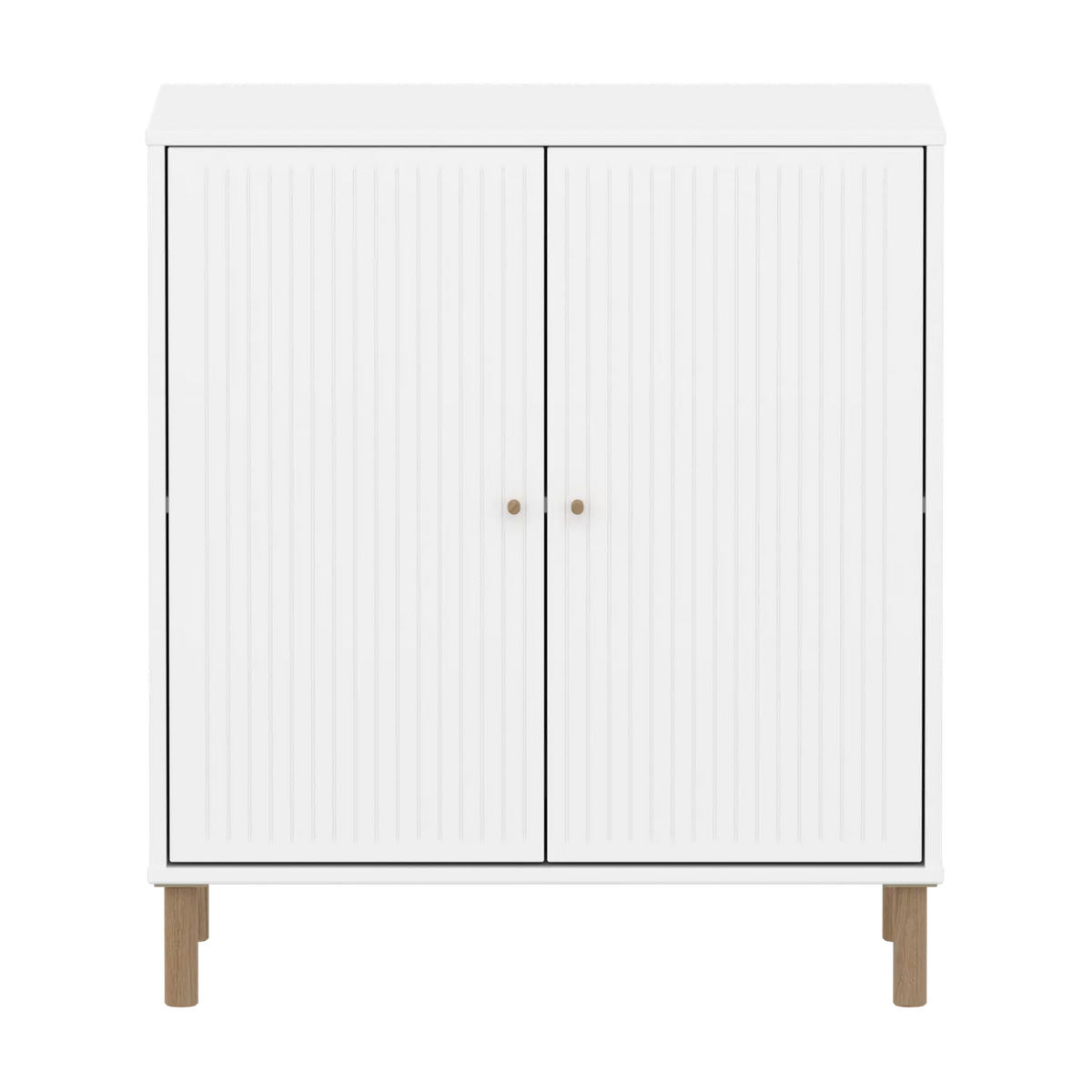 Armoire sur pieds en bois blanc 75,4x45,2x83,9cm Saga - Flexa — vue 6