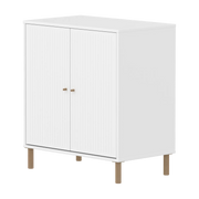 Armoire sur pieds en bois blanc 75,4x45,2x83,9cm Saga - Flexa