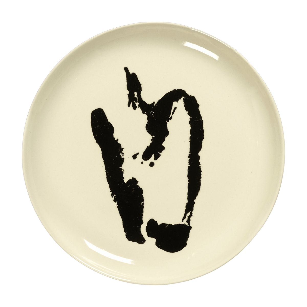 Assiette 22,5 cm M blanche avec poivron noir Feast - Serax - The Cool Republic