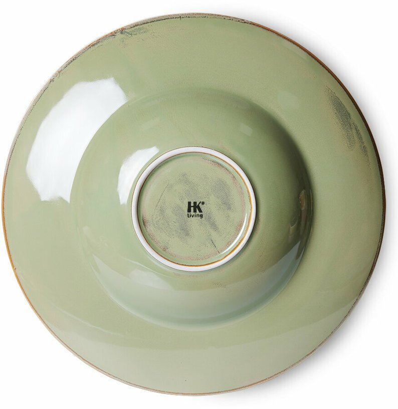Assiette à pâtes Vert mousse - HKLIVING - The Cool Republic