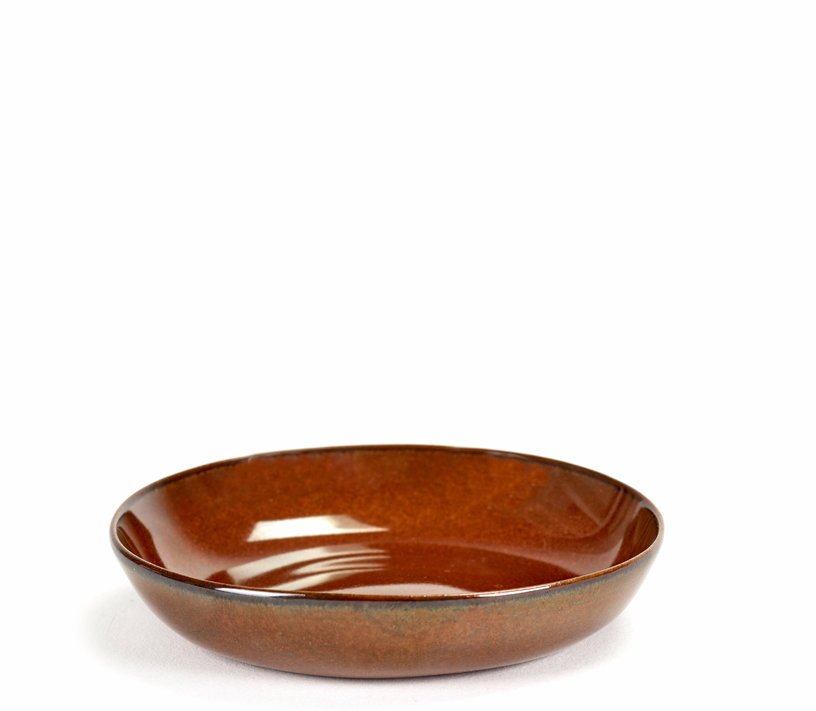 Assiette à tapas en grès rouille 7 cm - Serax - The Cool Republic