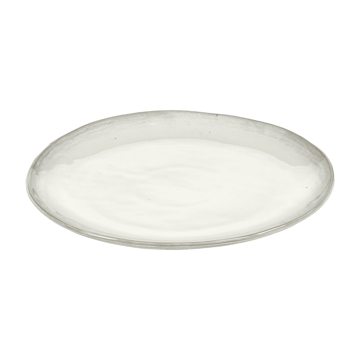 Assiette blanche cassée 25cm La Mère - Serax - The Cool Republic