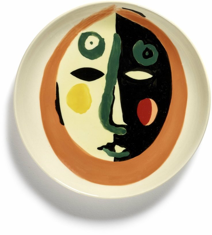 Assiette blanche Face 16 cm Feast - Serax - The Cool Republic
