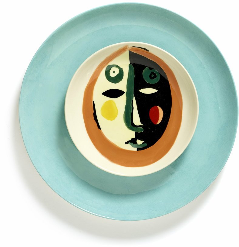 Assiette blanche Face 16 cm Feast - Serax - The Cool Republic
