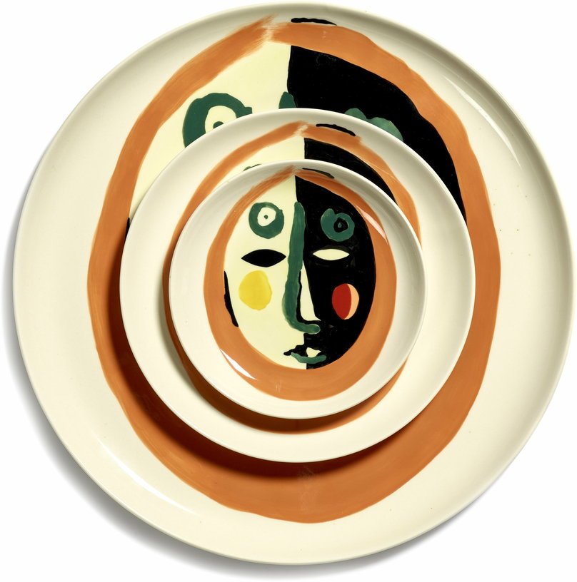 Assiette blanche Face 16 cm Feast - Serax - The Cool Republic