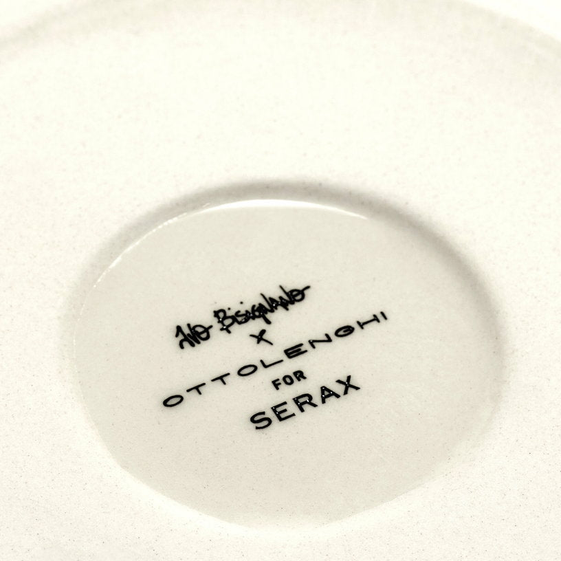 Assiette blanche Stripes 26,5 cm Feast - Serax - The Cool Republic