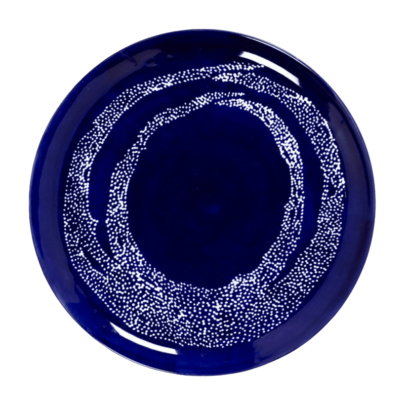 Assiette bleue Dots 26,5 cm Feast - Serax - The Cool Republic
