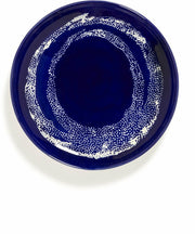 Assiette bleue Stripes 19 cm Feast - Serax - The Cool Republic