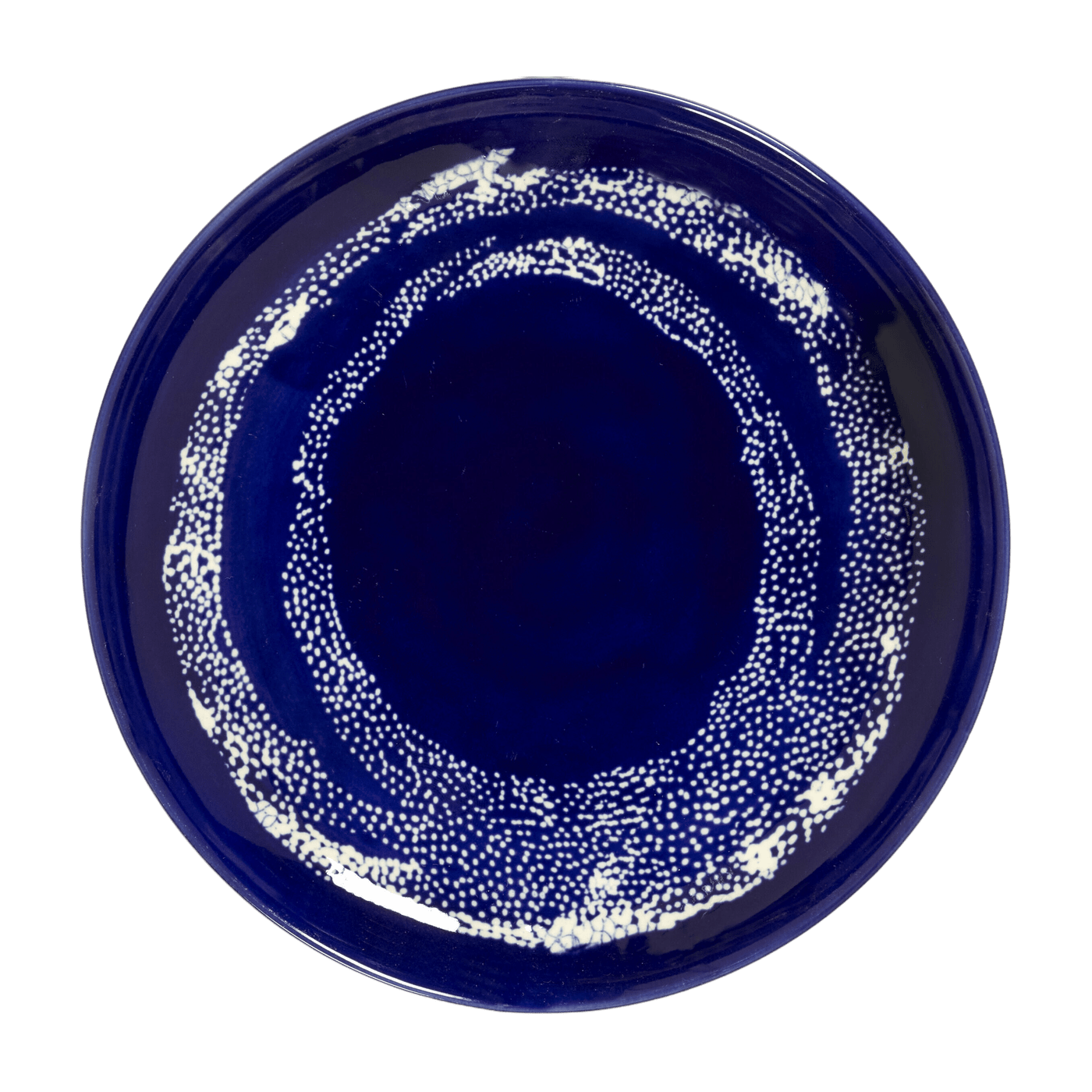 Assiette bleue Stripes 19 cm Feast - Serax - The Cool Republic