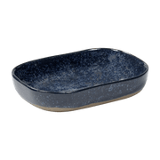 Assiette creuse 14,5 x 10,5 cm bleu gris Merci N°7 - Serax - The Cool Republic