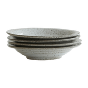Rustic blue grey speckled ceramic soup plate - House Doctor - The Cool Republic