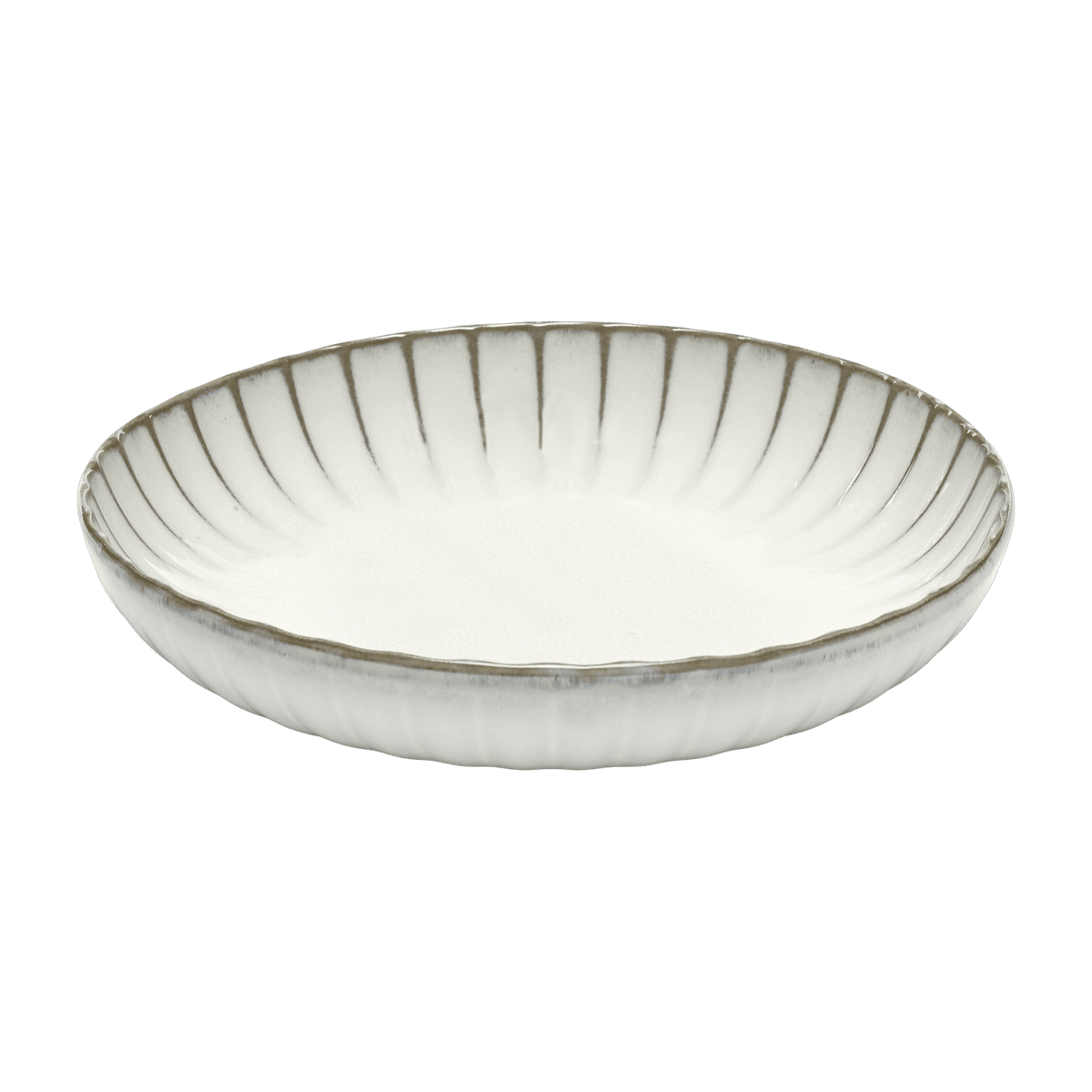 Soup plate in white stoneware 27 cm Inku - Serax - The Cool Republic