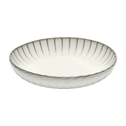 Assiette creuse en grès blanche 27 cm Inku - Serax - The Cool Republic
