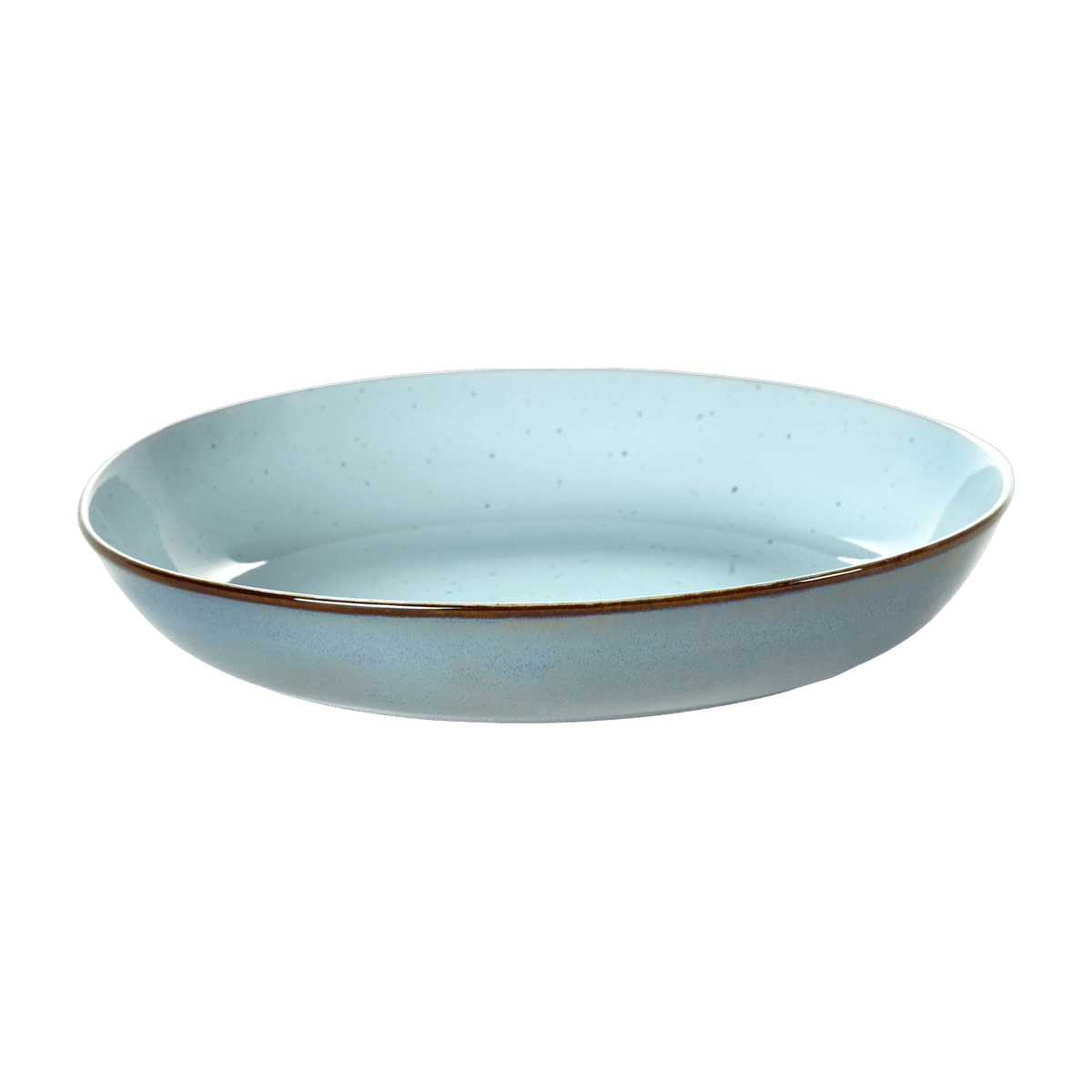 Soup plate in light blue stoneware 24 cm - Serax - The Cool Republic