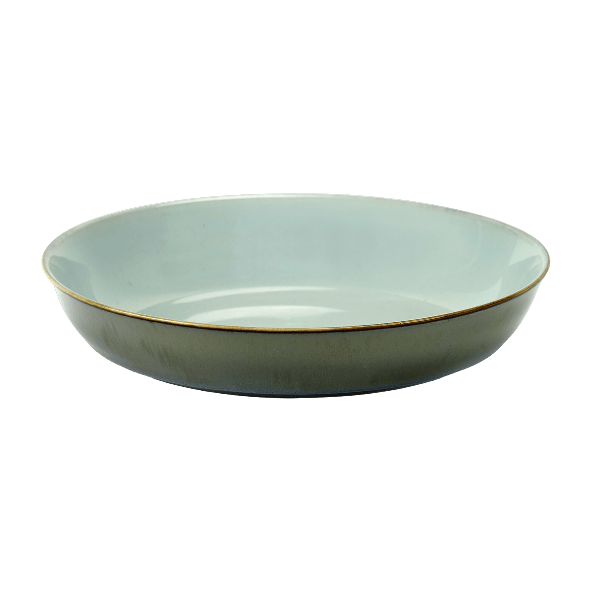 Soup plate in navy blue and sky blue stoneware 18 cm Serax - The Cool Republic