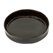 Assiette creuse en grès marron ébène 25cm La Mère - Serax - The Cool Republic