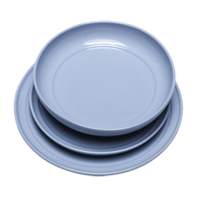 Assiette creuse en poudre de pierre bleu claire 23 cm Amare - Hübsch - The Cool Republic