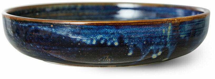 Assiette creuse L Bleu rustique - HKLIVING - The Cool Republic