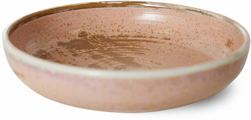 Assiette creuse L Rose rustique - HKLIVING - The Cool Republic