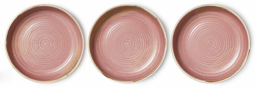 Assiette creuse L Rose rustique - HKLIVING - The Cool Republic