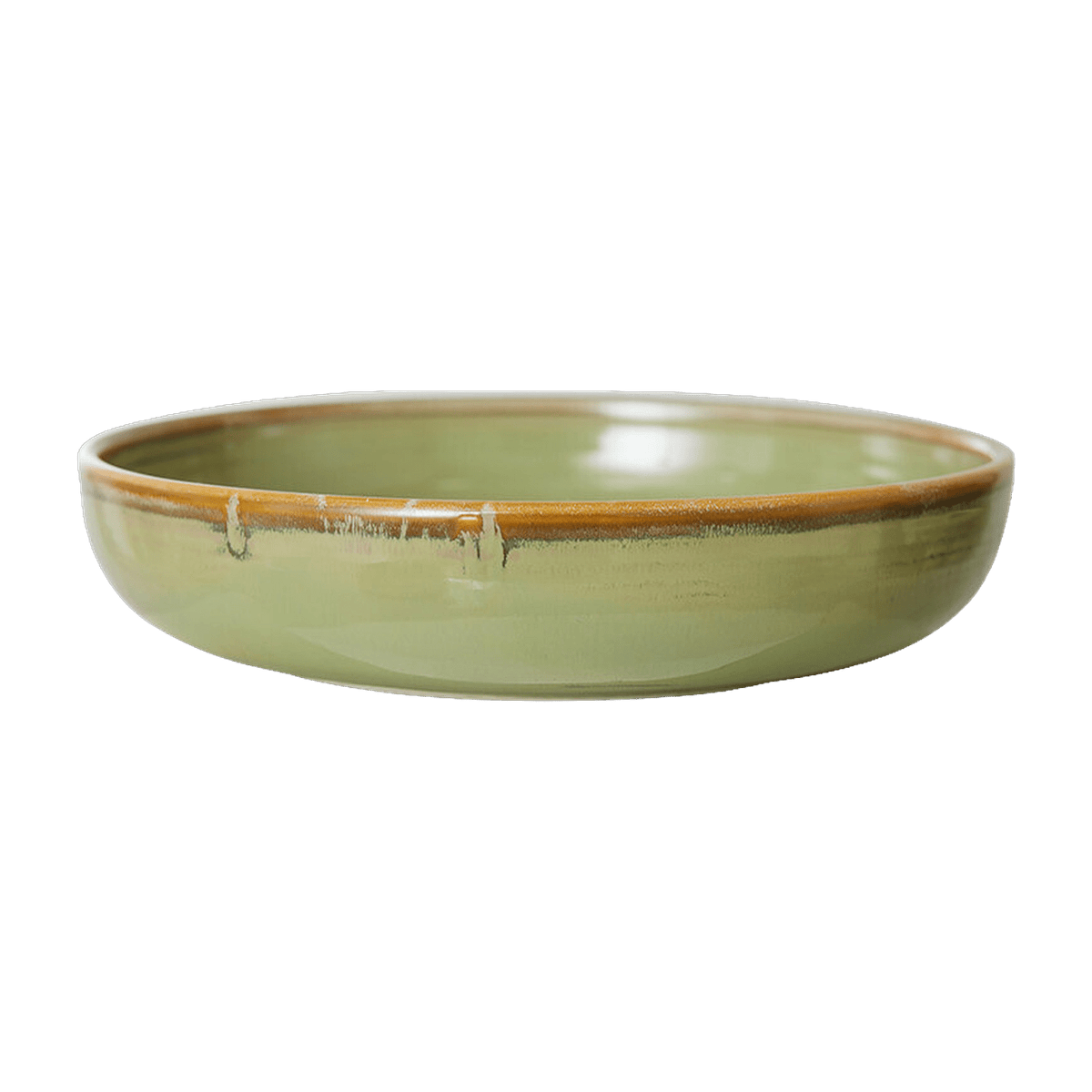 Assiette creuse L Vert mousse - HKLIVING - The Cool Republic