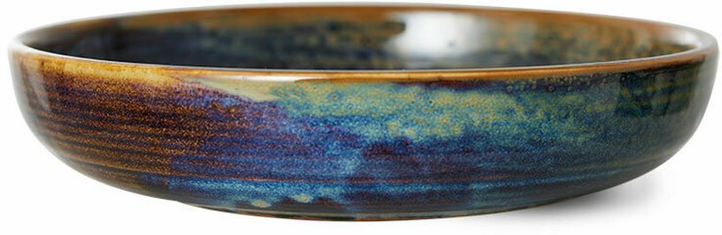 Assiette creuse M Bleu rustique - HKLIVING - The Cool Republic