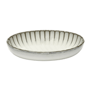 Assiette creuse ovale en grès blanche 19 cm Inku - Serax - The Cool Republic