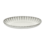 Inku oval stoneware soup plate 22 cm - white Serax - The Cool Republic