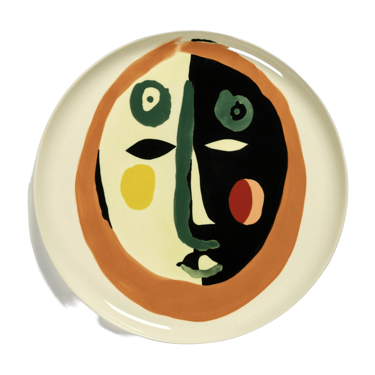 Assiette de service blanche Face Feast - Serax - The Cool Republic