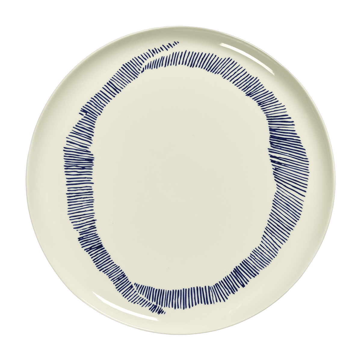 Assiette de service blanche Stripes Feast - Serax - The Cool Republic