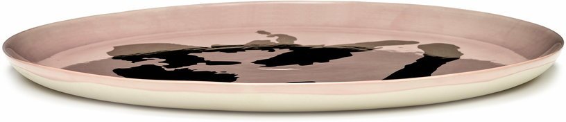 Assiette de service rose avec poivron or Feast - Serax - The Cool Republic